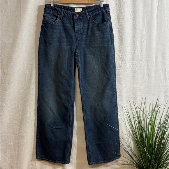 We The Free Tennessee Low-Rise Boyfriend Jeans 29 Cowboy Romance Wide Leg - Picture 11 of 12